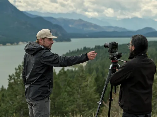 Chris Wheeler directs Eldon Stanley Kiixin photo shoot