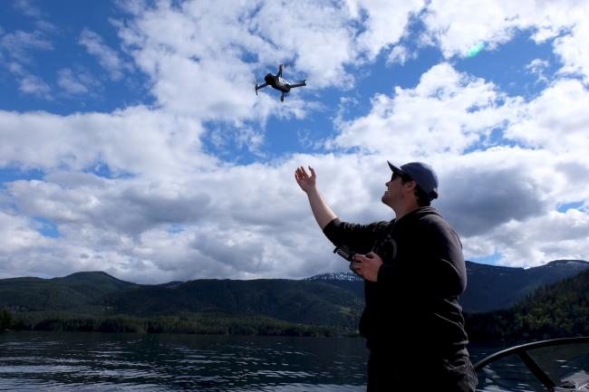 alberni valley bc drone work nora omalley